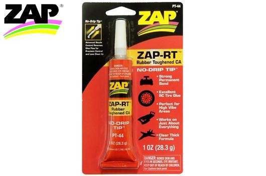 Zap ZPT44 Glue - ZAP-RT - Rubber Thoughened Cyanoacrylate - 29.5ml (1 oz.)