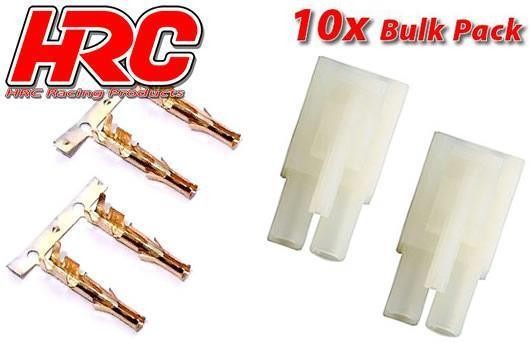 Pro-Line HRC9061B Connector - Tamiya Female (10 pcs) - Gold