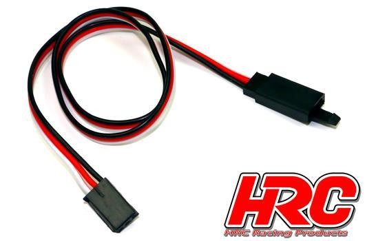 Pro-Line HRC9234CL Servo Extension Cable - with Clip - Male:Female - (FUT) type - 50cm Long