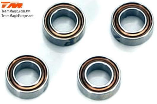 K Factory KF40407 Ball Bearings - metric - 4x 7x2.5mm - ZF Bearing (4 pcs)