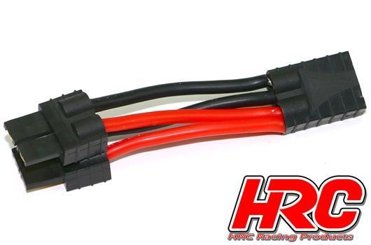 Pro-Line HRC9185A Adapter - for 2 Battery Packs in Parallel - 14AWG Cable - TRX Plug