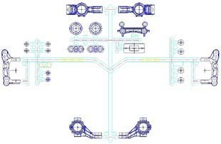 Tamiya 10.51425 M-05Ra F Parts (Upright)