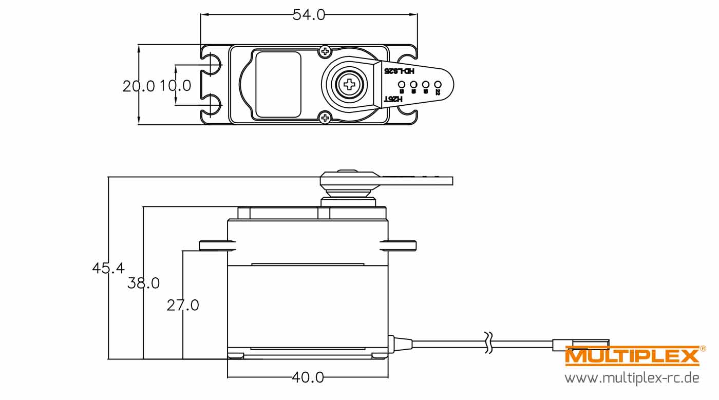 Hitec 116951 Hitec Servo D951TW Full Metal Case RC Servos RC