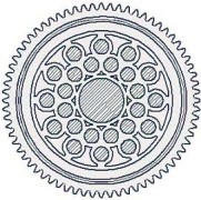 Tamiya 10.51423 FF-03: 06 Spur Gear (68T)