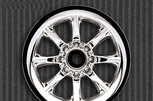Pro-Line PRO268501 Wheels - 1:10 Truck - Front - 2.2" - Agitator - Chrome - Traxxas Nitro Stamp