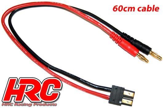 Pro-Line HRC9115-6 Charger Lead - 4mm Bullet to TRX Battery Plug - 600mm - Gold
