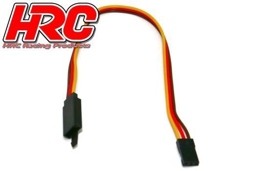 Pro-Line HRC9241CL Servo Extension Cable - with Clip - Male:Female - JR - 20cm Long