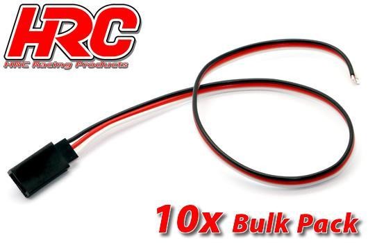 Pro-Line HRC9207B Servo Cable - FUT - socket- 30cm Long - BULK 10 pcs