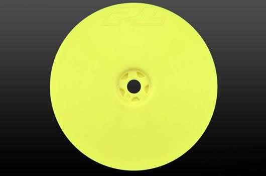 Pro-Line PRO276702 Wheels - 1:10 Buggy - 4WD Front - 2.2" - Velocity - Yellow - Xray XB4 (2 pcs