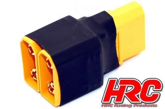 Pro-Line HRC9182C Adapter - for 2 Battery Packs in Parallel - Compact Version - XT90 Plug