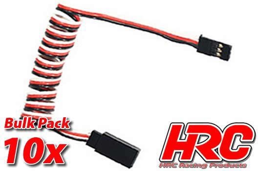 Pro-Line HRC9236B Servo Extension Cable - Male:Female - FUT - 80cm Long - BULK 10 pcs