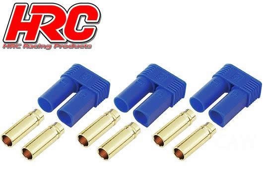 Pro-Line HRC9059A Connector - EC5 - Female (3 pcs) - Gold