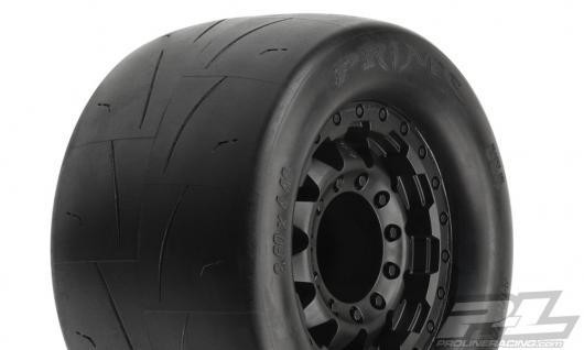 Pro-Line PRO1011618 Tires - 1:10 Truck - 2.8" - mounted - F-11 Black Wheels - 17mm Hex - Prime