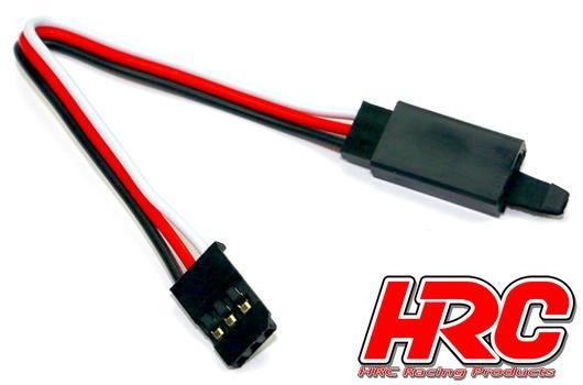 Pro-Line HRC9230CL Servo Extension Cable - with Clip - Male:Female - (FUT) - 10cm Long