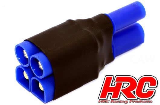 Pro-Line HRC9186C Adapter - for 2 Battery Packs in Parallel - Compact Version - EC5 Plug