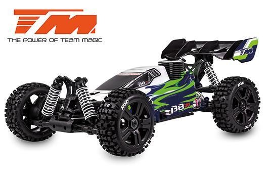 Team Magic TM560014G Car - 1:8 Nitro - 4WD Buggy - RTR - Pull Start - Team Magic B8JR GREEN