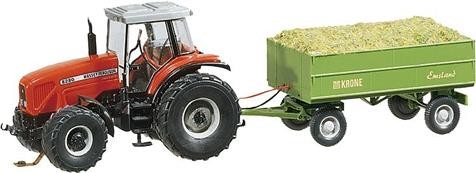 Faller 01.161536 CS Traktor MF mit Anhaenger WIKING