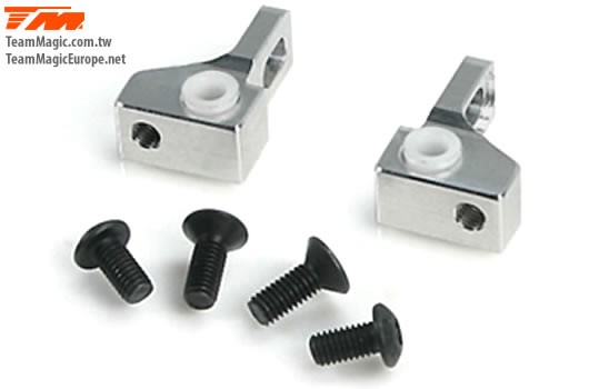K Factory KF2105 Option Part - E4RS:FS:JR:JS:D:E4D-MF - Alum. 7075 Front Rear Hinge Pin Mount Set