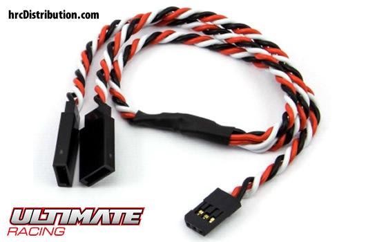 Ultimate Racing UR46214 Cable - Y - Twist - Futaba type - 30cm