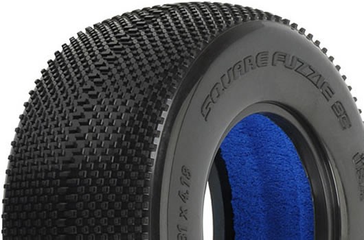 Pro-Line PRO118802 Tires - 1:10 Short Course - 2.2":3.0" - Square Fuzzie SC M3 (soft) (2 p