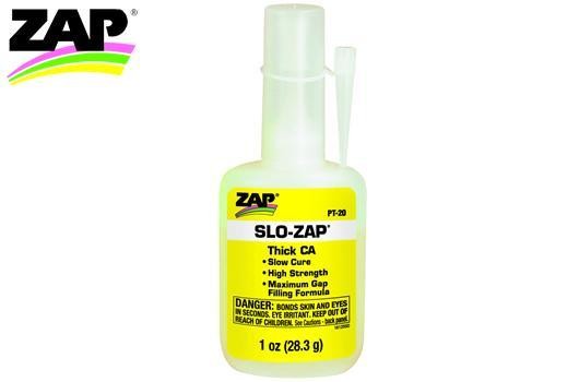 Zap ZPT20 Glue - Slo-ZAP - thick - 28.3g (1 oz.)