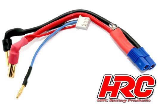 Pro-Line HRC9152EL Charge & Drive Lead - 5mm Plug to EC3 & Balancer Battery Plug with Polari