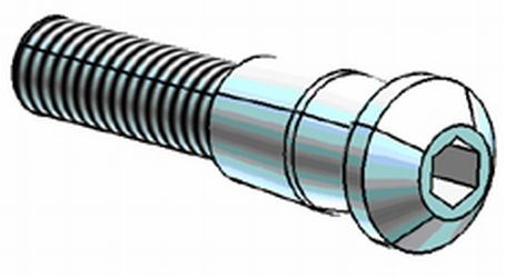 Tamiya 10.40538 Aeration Damper Attachm.Bolt (4)