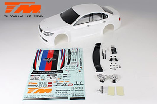 Team Magic TM503316WA Body - 1:10 Touring : Drift - 190mm - Painted - no holes - 320 White